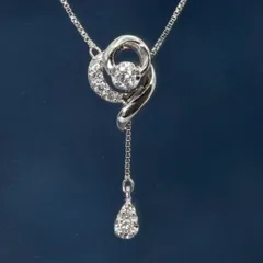 ヴァンドーム青山 プラチナ クリスティーヌ ネックレス ダイヤ/24-888