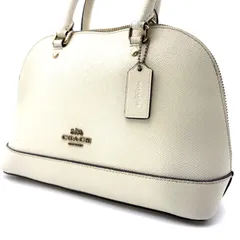 COACH y2k Sierra Satchel handbag コーチ シエラサッチェル ハンドバッグ ドーム型 ストラップ付き ホワイト
