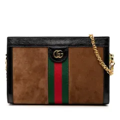 GUCCI グッチ 503877 オフィディア シェリーライン ショルダーバッグ レザー レディース [中古] GUCCI - GUCCI グッチ 503877 オフィディア シェリーライン ショルダー