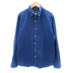 ビーミングバイビームス B:MING LIFE STORE by BEAMS カジュアルシャツ 長袖 M 青 ブルー /SM11