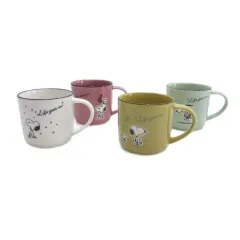 山加商店 PEANUTS ピーナッツ スヌーピー マグカップ シーズン 4個セット
