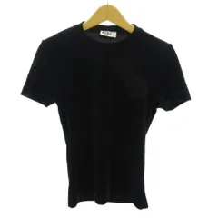 ビーシービージーマックスアズリア BCBGMAXAZRIA 美品 ベロア カットソー 半袖 USA製 L 黒 ブラック 0213のサムネイル