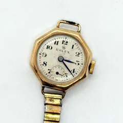 ROLEX ロレックス K18YG ホワイト 手巻き レディース ヴィンテージ アンティーク スモールセコンド 総重量20.5g 腕時計のサムネイル