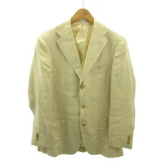 サルトリアアットリーニ Sartoria Attolini テーラードジャケット 背抜き 3B リネン カシミヤ混 イタリア製 ベージュ 0315 IBO92のサムネイル