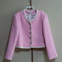 FROM BEGINNING ピンク ツイード ジャケット