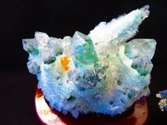 ★入手困難★新入荷★天然水晶100A幽霊ガーデンクォーツ★台付き★クラスター超巨大1.58kｇ★tr14161c-1