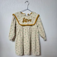 삠뽀요 コーデュロイ 女の子 ONE PIECE 110