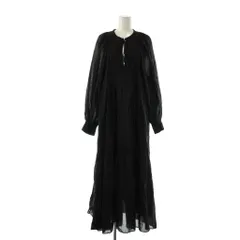 ジャーナルスタンダード JOURNAL STANDARD 25SS オリエンタルマキシワンピース ロング ブラック /HK ■OS