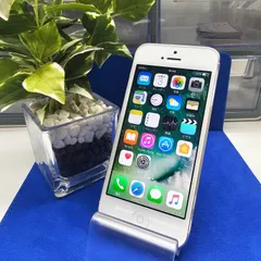 E2043 iPhone5 シルバー　16GB ガラスコーティング施工済み
