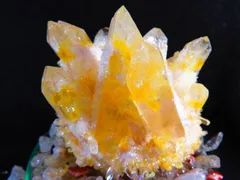 絶品★超美しい★浄化済み★ブラジル産★ 天然水晶宝石★シトリンクラスター 台付き超巨大1.53kg★tr30492★ｃ－1