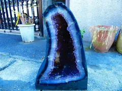 絶品濃い濃い超強パワー★超迫力★限定品★ウルグアイ産★天然水晶宝石★アメジストドーム超巨大75kg★★tr33790