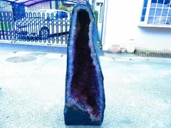 絶品濃い濃い超強パワー★超迫力★限定品★ウルグアイ産★天然水晶宝石★アメジストドーム超巨大175kg★★tr33700