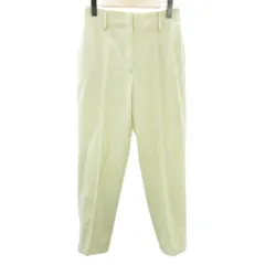 プラステ PLST ヘリンボーン ハイウエスト テーパードパンツ スラックス ベージュ M 12-4406009