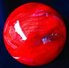 絶品★★超綺麗Ｋ9赤水晶丸玉★超巨大35.5kｇ★340ｍｍ台座付tｋ2680