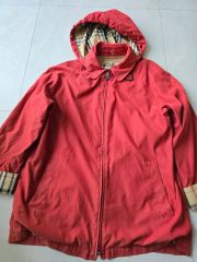 BURBERRY バーバリー レッド 赤 季節の変わり目 WHO フード ジャケット 66-77