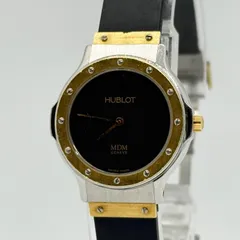 HUBLOT ウブロ MDM ブラック QZ レディース SS YG 腕時計のサムネイル