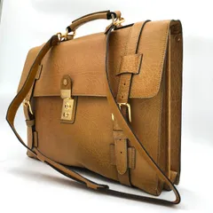 GOLD PFEIL ゴールドファイル 2WAY ビジネスバッグ レザー 茶のサムネイル