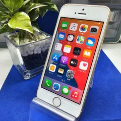E2039【美品】iPhoneSE GOLD　64GB　バッテリー新品　ガラスコーティング施工済み