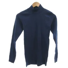 ヴィンテージ VINTAGE US ARMY 80s ハイネックニット セーター 長袖 M 紺 ネイビー /YJ