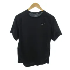 ナイキ NIKE ドライフィット DRY-FIT Tシャツ スウォッシュ ロゴ プリント 半袖 L 黒 ブラック 0112
