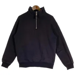 Schott ショット HEAVY WEIGHT HALF ZIP SWEAT ヘビーウェイト ハーフジップ スウェット ブラック Size Lのサムネイル