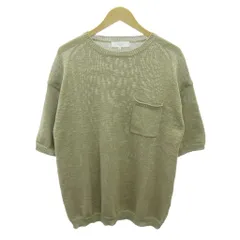 ビーミングバイビームス B:MING LIFE STORE by BEAMS 薄手 ニット セーター 半袖 M ベージュ 1015 ■YHS6