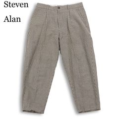 StevenAlan BRSH CTN 2PLEATED SLACKS XL - メルカリ
