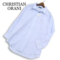 【新品 未使用】 CHRISTIAN ORANI クリスチャンオラーニ 形態安定 長袖 シャツ Yシャツ Sz.5L-88 メンズ 大きいサイズ 特大