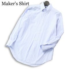 ねねこ様【極美品】Maker's Shirt鎌倉 ニットシャツ シアサッカー
