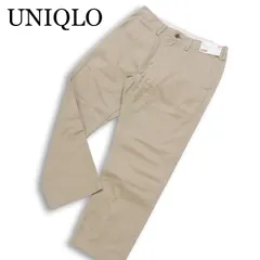 【新品 未使用】 UNIQLO ユニクロ 通年 ヴィンテージ レギュラーフィット チノ パンツ Sz.76 メンズ