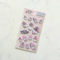 新品 おぱんちゅうさぎ ぷくっとシール 立体シール ぷっくりシール キャラクター シール帳 シールノート シールファイル シール交換に コレクション