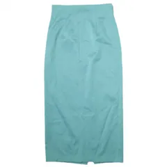 H BEAUTY&YOUTH エイチ ビューティーアンドユース 日本製 SATIN PENCIL TIGHT SKIRT サテンペンシルタイトスカート 1624-299-3235 S グリーン ロング ボトムス g16791のサムネイル