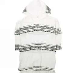LemLem by liya kebede レムレム メキシカンパーカー 1669-343-1887 S ホワイト エスニック柄 フーデッド シャツ トップス g16776のサムネイル