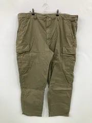 UNIQLO ユニクロ カーゴパンツ 4XL カーキ フルレングス コットン 無地 ワイド・ルーズ ストレート レギュラー