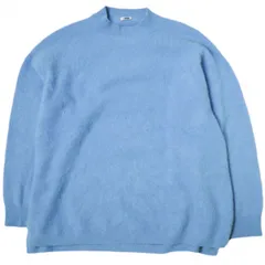 H BEAUTY&YOUTH エイチ ビューティーアンドユース BIG KNIT PULLOVER ウールカシミヤ オーバーサイズクルーネックニット 1613-104-3273 Free ターコイズブルー セーター ユナイテッドアローズ トップス g22380のサムネイル