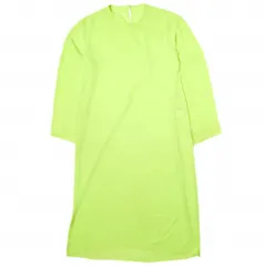 H BEAUTY&YOUTH エイチ ビューティーアンドユース 日本製 SHEER LONG PULLOVER シアーカットソーワンピース 1626-270-3744 Free ライム ユナイテッドアローズ トップス g22387のサムネイル