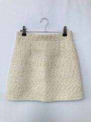 DHOLIC ディーホリック ショート/ミニスカート M アイボリー