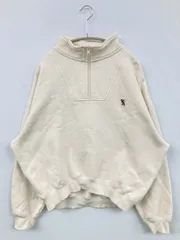 RVCA ルーカ スウェット M ホワイト コットン 裏起毛 無地 ワンポイント 長袖