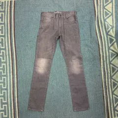 (160) GAP KIDS ギャップ キッズ 子供 ウォッシュ デニムパンツ ブラックデニム