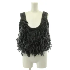 アンヌーク anuke 24AW フリンジニットビスチェ Fringe Knit Bustier F グレー 62420522 /AN5