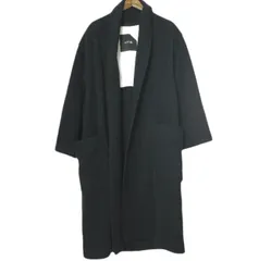 ATON エイトン 日本製 WOOL FLEECE ROBE COAT ウールフリースローブコート SCAGKW0909 02(M) NAVY ガウン アウター g24063のサムネイル