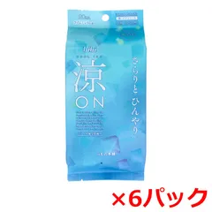 フェイス＆ボディ用シート iiもの本舗 bibi 涼ON ひんやりシート ノンアルコール ライムミントの香り 20枚入り X6パック