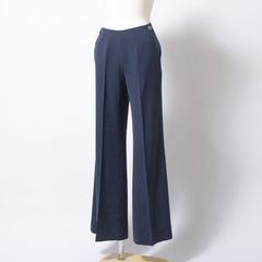 ジャンポールゴルチエ Jean Paul Gaultier CLASSIQUE セーラーパンツ ネイビー レディース 40 ボトムス フレアパンツ スラックスセンタープレス マリンボタン モード 美脚 美シルエット USED