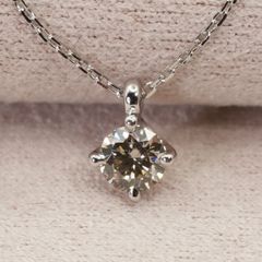 ダイヤモンド ネックレス】0.880ct Pt1000 ジュエリー - メルカリ