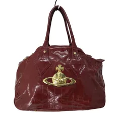 ヴィヴィアンウエストウッド Vivienne Westwood イタリア製 オーブ レザー クロコ型押し ハンド バッグ レディース 表記無 