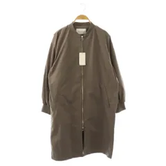 ユナイテッドアローズ A DAY IN THE LIFE UNITED ARROWS ジップアップ ロングブルゾン ジャケット モカ /HK ■OS