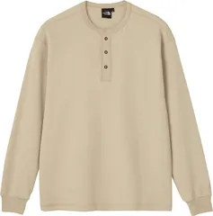 ザ・ノース・フェイス THE NORTH FACE アウトドア ロングスリーブハニカムヘンリー LS HONEYCOMB HENRY メンズ カットソー Tシャツ ロングスリーブ トップス ロゴ ウェア 静電防止 長袖  NT125 FI フォッシルアイボリー