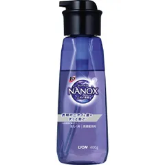 400g 本体プッシュボトル 液体 洗濯洗剤 高濃度 蛍光剤・シリコーン無添加 洗剤 プレミアム抗菌処方 ニオイ専用 スーパーナノックス トップ