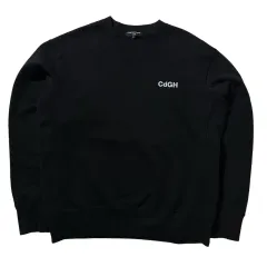 L-XL コム・デ・ギャルソン オム CdGH ロゴ スウェット ブラック