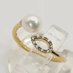 4℃ スプリングコレクション フォークリング パール シルバー/25-2293